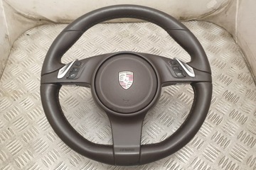 фото thumb №9, Кермо porsche cayenne 92a 7pp419091ae 3.0l гібрид 245kw 2011