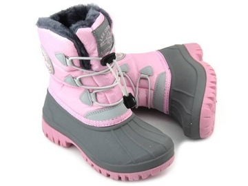 ДЕТСКИЕ СНЕЖНЫЕ БОТИНКИ LEE COOPER 0518K ТЕПЛЫЙ РОЗОВЫЙ