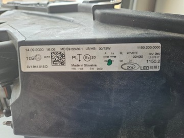 фото thumb №6, Le ful led skoda superb 3 рестайлинг 3v1941015d идеал