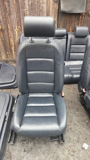 фото thumb №7, Сидіння диван оббивка обшивки audi a4 b6 b7 sedan темно-синя шкіра maritim