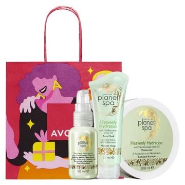 Подарочный набор AVON PLANET SPA с оливковым маслом + СУМКА