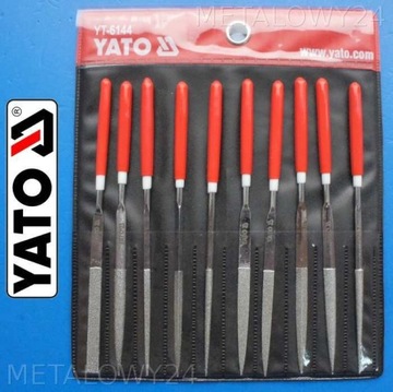 АЛМАЗНЫЕ НАПИЛЬНИКИ 10 шт. 6144 Набор YATO.
