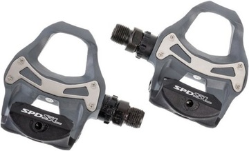 Shimano PD-R550 серые педали SPD-Sl + шипы SH11