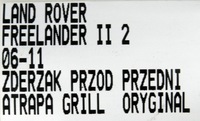 фото thumb №16, Land rover freelander ii 06-11 бампер перед передній решітка радіатора kompletny