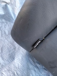 фото thumb №7, Диван спинка задняя правая чёрная кожа pas citroen c5 iii x7 универсал