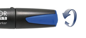 PICA VISOR Marker Woskowy Przemysłowy Niebieski