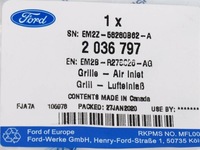 фото thumb №11, Решітка вентиляційна задня p/l kuga escape usa 20- _ 2036797 _ em2b-r278c26-ag