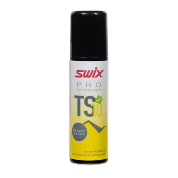 TS10 Желтая жидкая смазка 50 мл SWIX от +10°C до 0°C