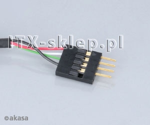 USB-кабель внутренний-внешний 40см Akasa EXUSBIE