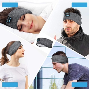 БЕСПРОВОДНАЯ ПОВЯЗКА BLUETOOTH ДЛЯ БЕГА И СПЯ НА УШАХ И ГЛАЗАХ