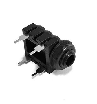 GNIAZDO MONTAŻOWE JACK 6,3mm MONO 2 szt