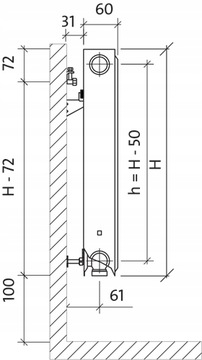 Grzejnik PURMO CV11 450/700