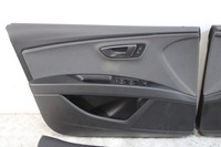 фото thumb №13, Сиденья салон полукожа обивка seat leon iii 3 5f 5f0 lift