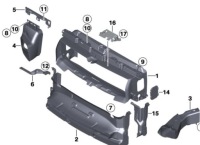 фото thumb №9, New bmw 1 f21 радиатор upper air воздуховод 51747245771 7245771 2014