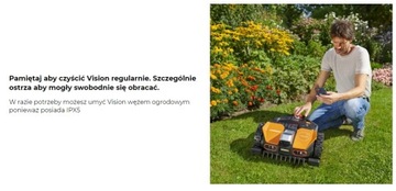 Robot koszący WORX Landroid Vision L1300 WR213E automatyczny -szybka wysyłk