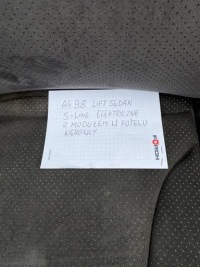 фото thumb №16, Комплект сидений s-line audi a4 b8 8k sedan кожа электрика