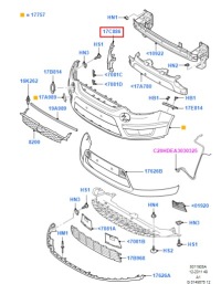 фото thumb №12, Кронштейн бампера левый перед s-max 2006-15 oryg