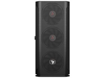 Компьютерный корпус Midi Tower ATX SAVIO Shadow X2 со стеклянным сетчатым вентилятором 4x120 мм