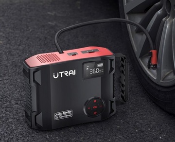 JUMP STARTER UTRAI BOOSTER POWERBANK КОМПРЕССОРНОЕ СТАРТЕРНОЕ УСТРОЙСТВО 4в1