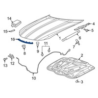 фото thumb №1, Прокладка радиатора капот dodge charger 2015 -