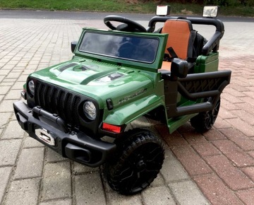 Детский автомобиль на аккумуляторе + кожа + 4х4 + Пульт дистанционного управления