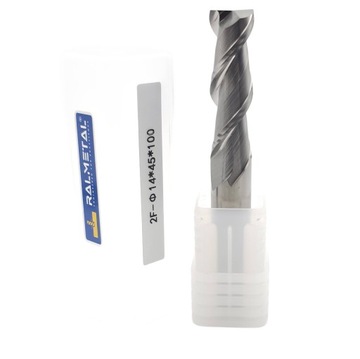 Frez do ALUMINIUM VHM 2 Pióra 14 x 45 x 100 mm 45 HRC