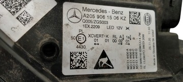 фото thumb №14, Mercedes c-klasa w205 рестайлинг multibeam лампа левая передняя перед a2059061506