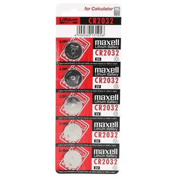 Maxell CR 2032 Литиевые батарейки 3 В в блистере по 5 шт. CR2032
