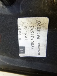 фото thumb №8, Зеркало правое renault scenic ii mv632 7pin 2001r.