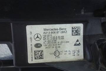 фото thumb №10, Лампа перед левая mercedes e w213 a2139068708