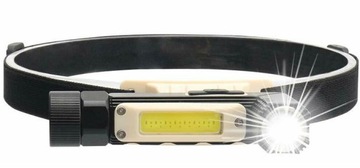 Светодиодный фонарик водонепроницаемый IP44 2в1 3Вт USB AKKU