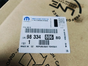 фото thumb №14, Citroen c3 iii рестайлинг 20- лампа левая свет drl левая перед led 9833480680