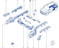 фото thumb №14, Кронштейн крепление аккумулятора балка задняя renault dacia 745c17370r 756m25601r