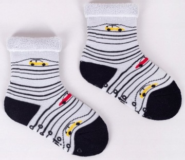 6 пар махровых носков ANTI-SLIP, теплые 17–19