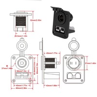 фото thumb №16, Роз'єм прикурювача автомобільний 12-24 v, чорний,