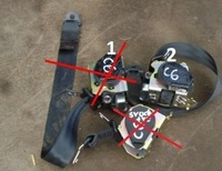 фото thumb №1, Citroen c6 pas безопасности задний левый