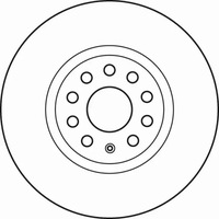 фото thumb №13, Trw dtec гальмівні диски+ гальмівні колодки перед audi tt 8j a1 8x
