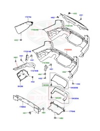 фото thumb №2, Бампер задня land rover range rover sport l494 lr063195 dk6217k835af8lml