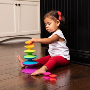Spoolz Fat Brain Toys Бобина Пирамидальная башня