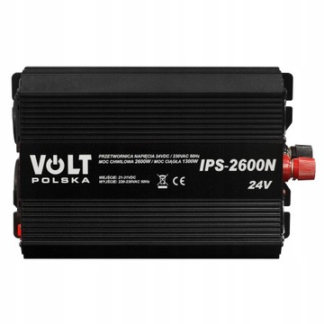 PRZETWORNICA 24V 230V SAMOCHODOWA NAPIĘCIA 2600W