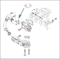 Заглушка egr 1.9 dci renault megane laguna scenic Доставка, фото thumb