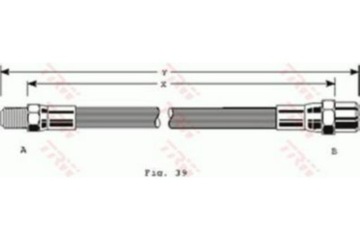 фото thumb №16, Шланг гальмівний гнучкий mercedes w123, w124