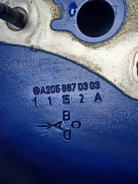 фото thumb №12, Mercedes c w205 205 капот кришка двигуна перед передня 896 a2058870403