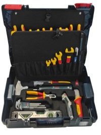 Набор инструментов VDE 1000 В BOSCH, 37 шт., изолированные ручные инструменты для электрика