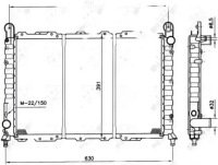фото thumb №1, Радиатор воды 58996 nrf alfa romeo 145 146