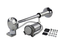 фото thumb №8, Клаксон сигнал пневматична 150db сигнал клаксон хром компресор 12v