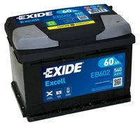 фото thumb №1, Акумулятор exide excell 12v 60ah 540a eb602