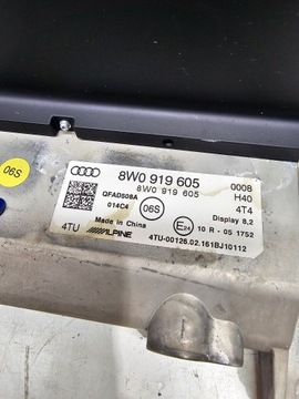 фото thumb №8, Дисплей mmi a4 b9 s5 a5 8w 8w0919605