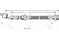 фото thumb №14, Шланг тормозной гибкий trw phd481 462105m405