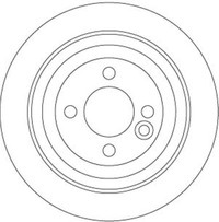 фото thumb №7, Диск тормозная задняя l/p mini r56 , r57 , r58 , r59 , clubman r55 ,